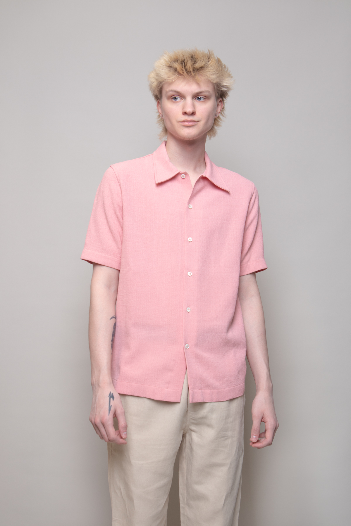 Suneham Shirt Soft Pink Crepe - Fico Gävle